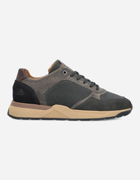 Bullboxer Zapatillas Hombre Cuero Omis-0-73 Gris