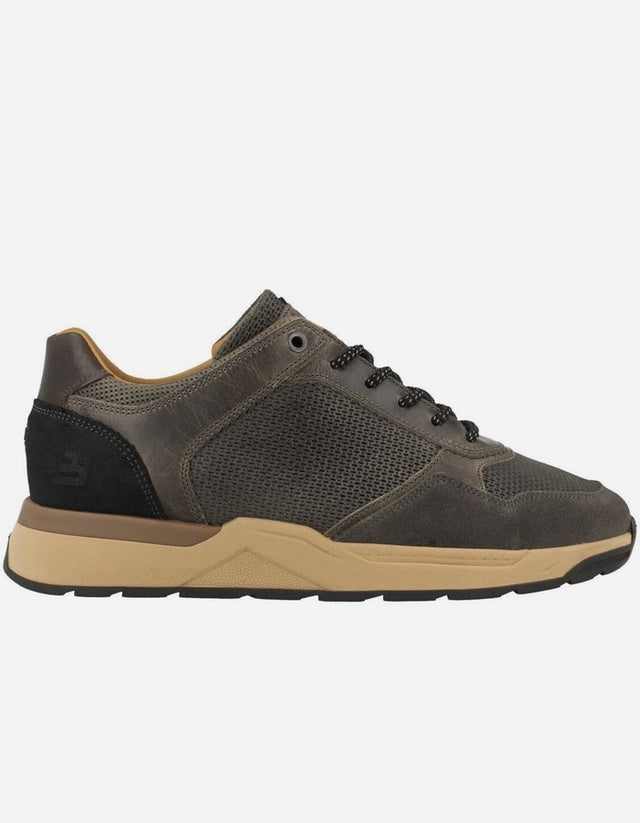 Bullboxer Zapatillas Hombre Cuero Omis-0-73 Gris