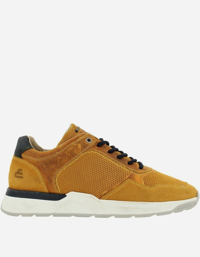 Bullboxer Zapatillas Hombre Cuero Omis-0-73 Mostaza