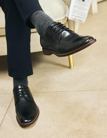 Zapatos Hombre Cuero Oxford Hombre-0-02-Negro