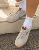 Zapatillas Urbanas Hombre Cuero Palma Blanco Bullboxer