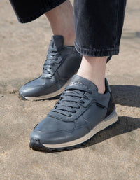 Bullboxer Zapatillas Hombre Cordones Cuero Pazin-0-38 Gris