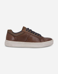 Zapatillas Hombre Cuero Phillos-0-12 Brandy