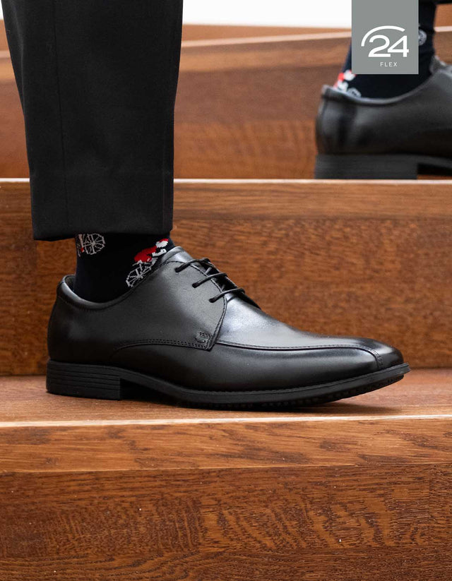 Zapatos Hombre Cuero 24 Flex Piamonte-0-01-Negro