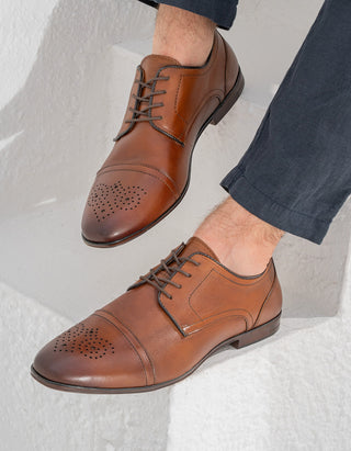 Zapatos Hombre Cuero Pigalle-0-37 Brandy
