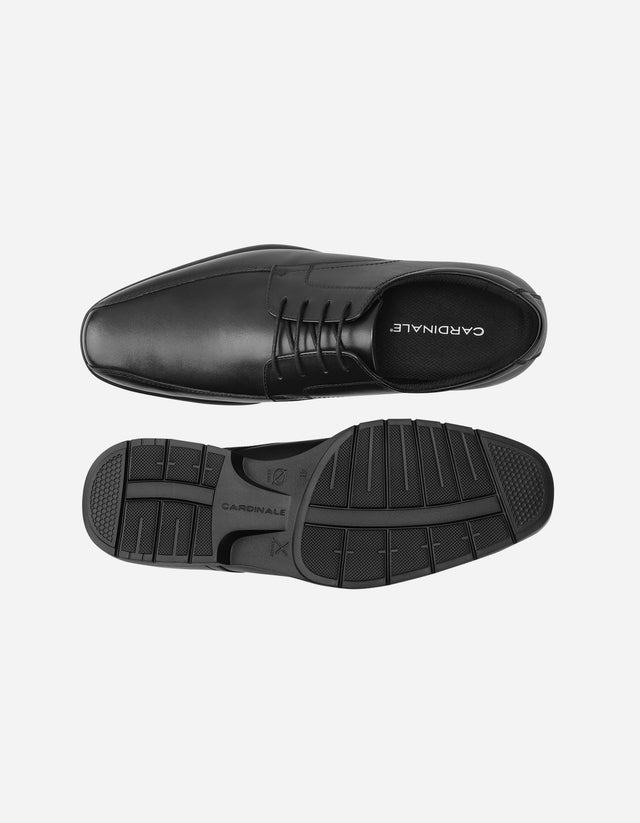 Zapatos Formal Hombre Piuma Punta Costura Negro