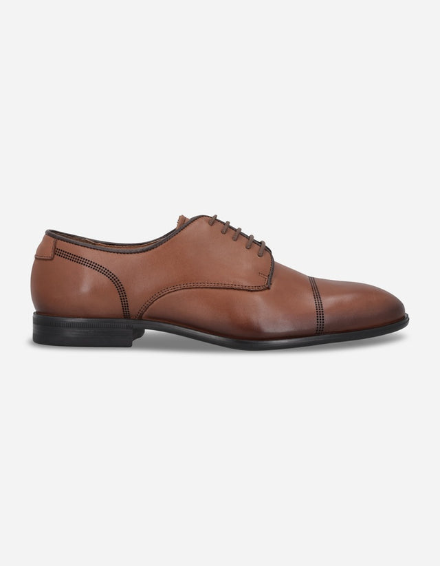Zapatos Hombre Formales Cuero Porto-0-90 Café