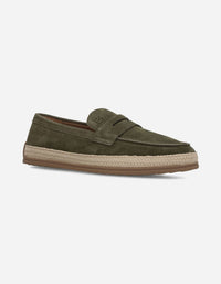 Mocasines Hombre Cuero Portside-4-02 Verde