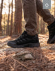 Zapatilla Outdoor Hombre Waterproof Cuero Praz Negro