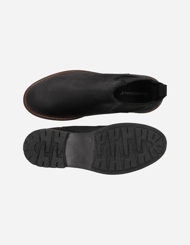 Botines Hombre Cuero Rail-6-83 Negro