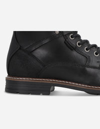 Botines Casual Urbano Hombre Cuero Raven-6-30 Negro