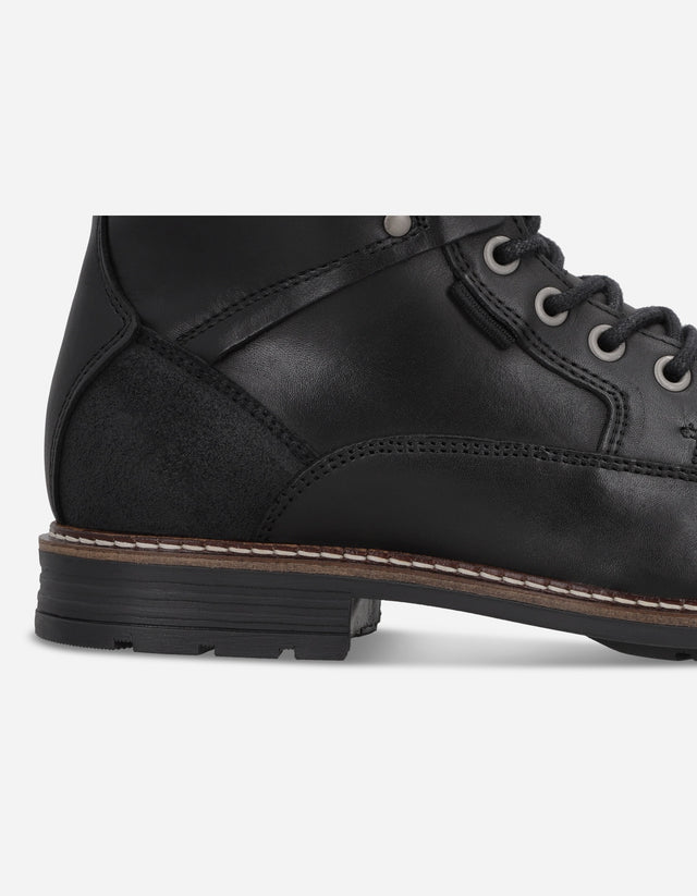 Botines Casual Urbano Hombre Cuero Raven-6-30 Negro