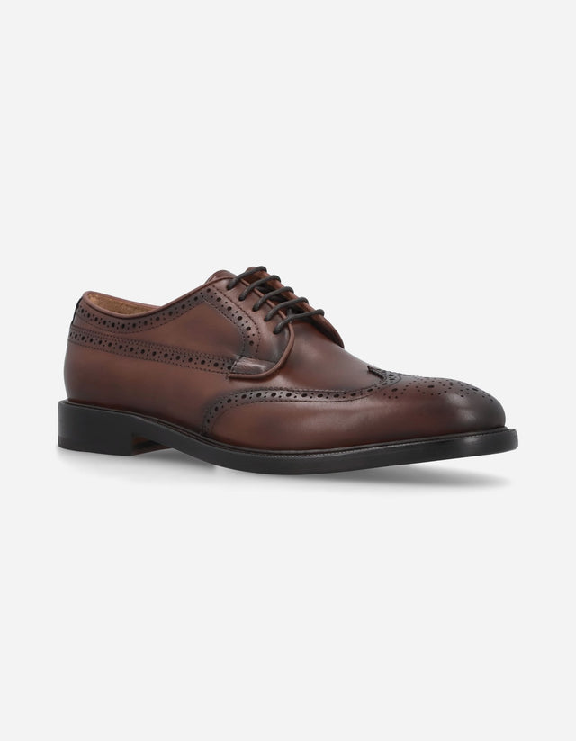 Zapatos Formal Hombre Suela Cuero Regent-0-01 Brandy