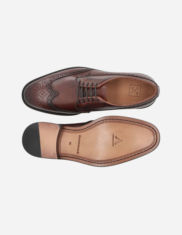 Zapatos Formal Hombre Suela Cuero Regent-0-01 Brandy