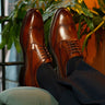 Zapatos Hombre Suela Cuero Regent-0-01 Brandy
