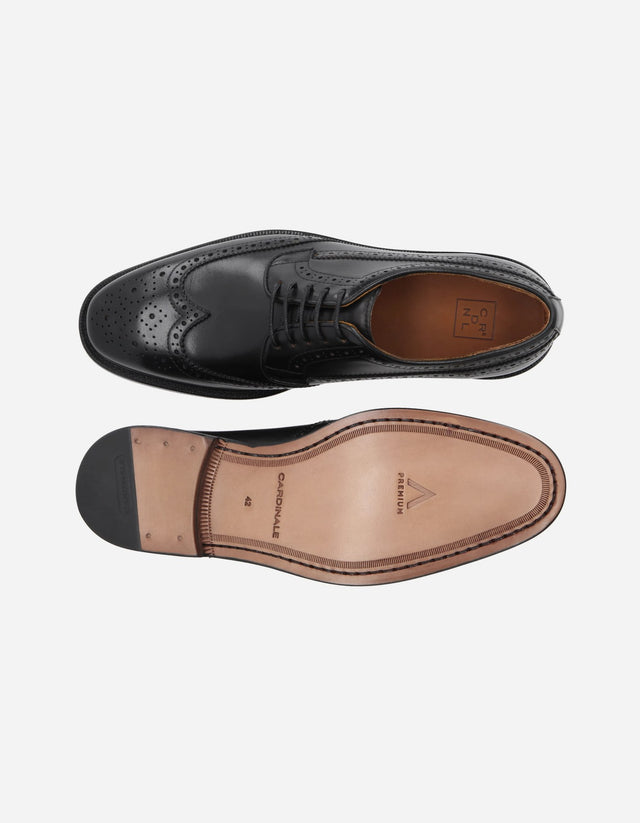 Zapatos Formal Hombre Suela Cuero Regent-0-01 Negro