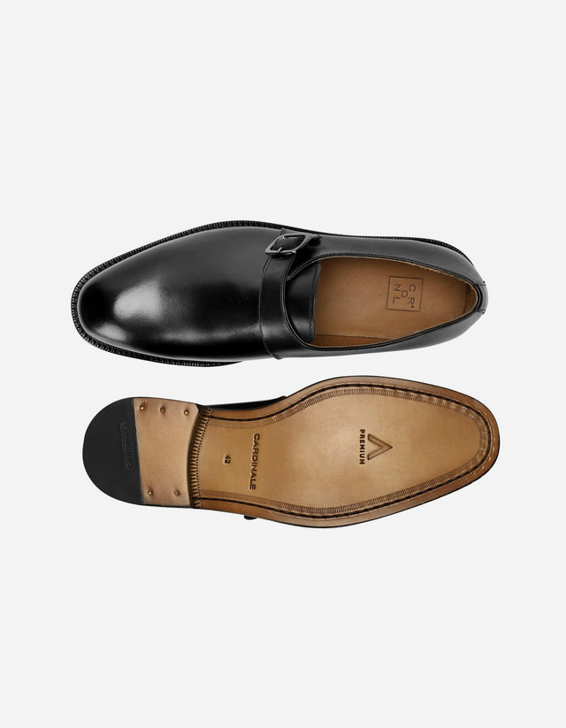 Zapatos Formal Hombre Suela De Cuero Regent-1-04 Negro