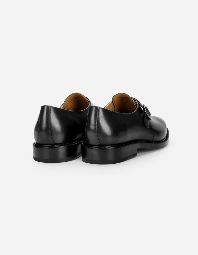 Zapatos Formal Hombre Suela De Cuero Regent-1-04 Negro