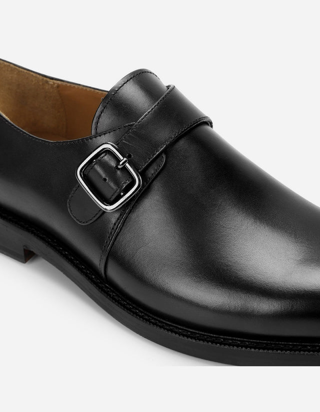 Zapatos Formal Hombre Suela De Cuero Regent-1-04 Negro