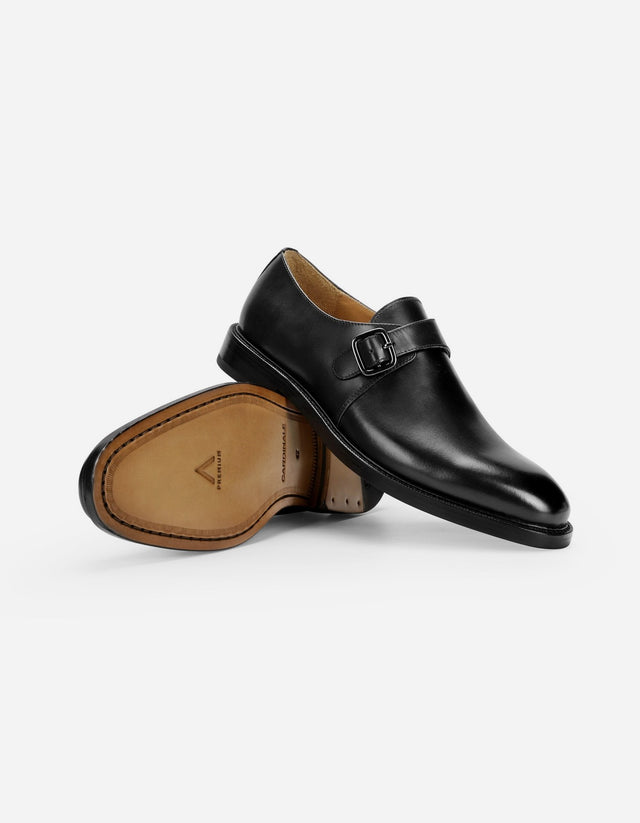 Zapatos Formal Hombre Suela De Cuero Regent-1-04 Negro