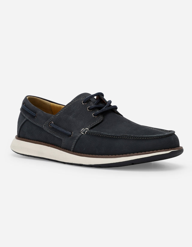 Zapatos Hombre Cuero Reston-0-04 Azul