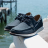 Zapatos Hombre Cuero Reston-0-04 Azul