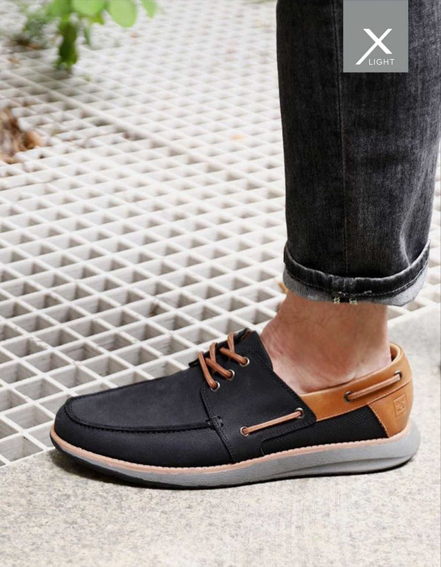 Zapatos Hombre Cuero Reston-0-04 Negro