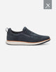Zapatillas Hombre Slip-On Cuero Reston-3-08 Azul