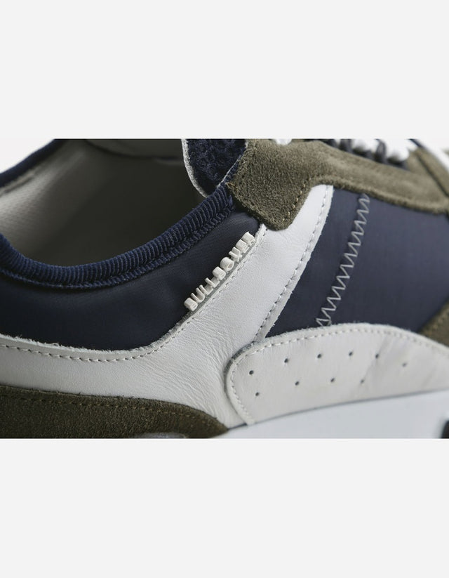 Bullboxer Zapatillas Hombre Cuero Y Textil Rockhampton-0-55 Verde
