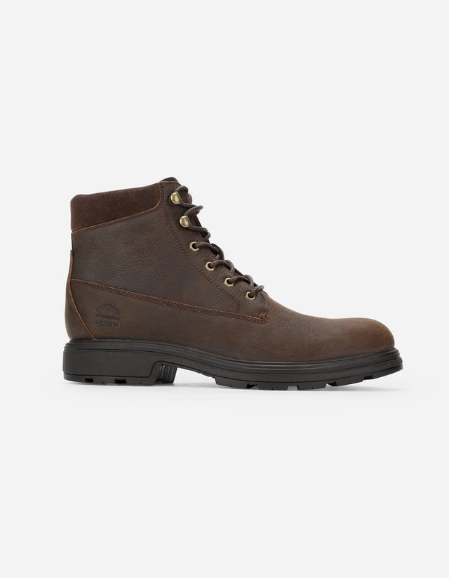Botines Hombre Cuero Romford-6-02 Café