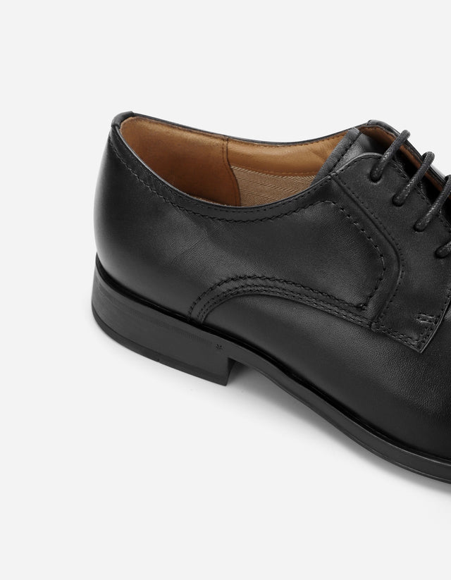 Zapato Formal Hombre Cuero Derby Rowville Negro