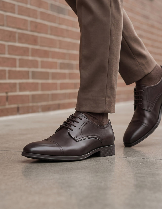 Zapato Formal Hombre Cuero Rowville Café