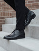 Zapatos Formal Hombre Cuero Cap Toe Rowville Negro