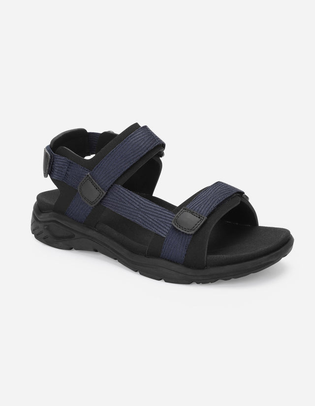 Sandalias Hombre Textil Safari-9-02 Azul