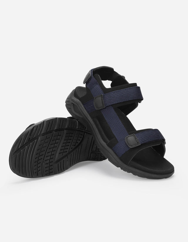 Sandalias Hombre Textil Safari-9-02 Azul