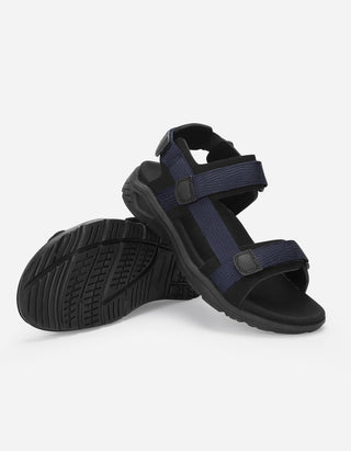 Sandalias Hombre Textil Safari-9-02 Azul