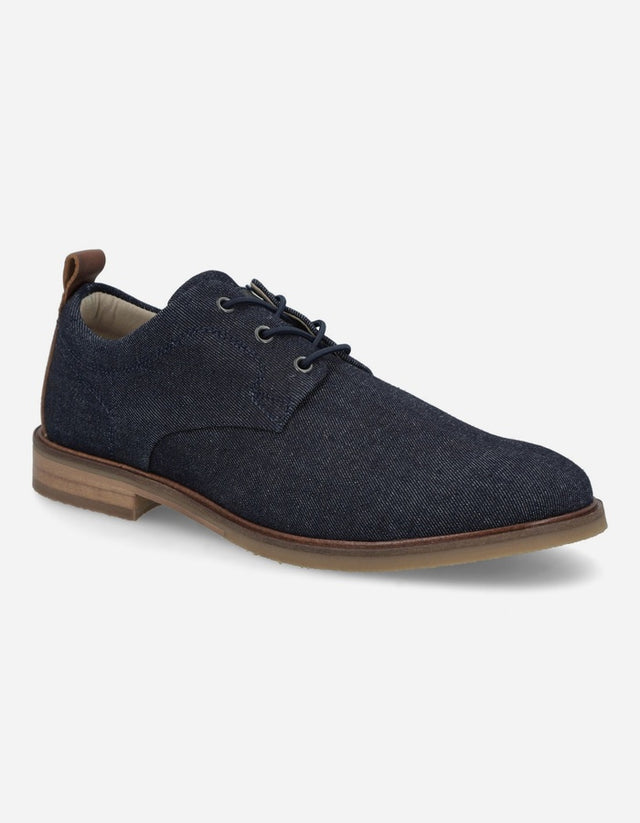 Bullboxer Zapatos Hombre Textil Cordones Elasticados Samobor-0-05 Azul
