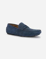 Mocasines Hombre Cuero Sand-4-02 Azul