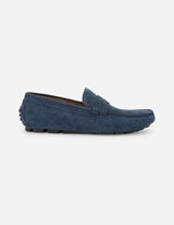 Mocasines Hombre Cuero Sand-4-02 Azul