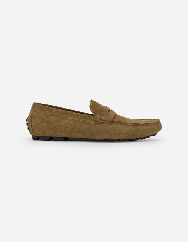 Mocasines Hombre Cuero Sand-4-02 Café