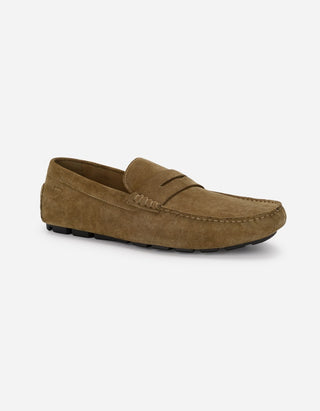 Mocasines Hombre Cuero Sand-4-02 Café
