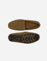 Mocasines Hombre Cuero Sand-4-02 Café