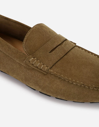 Mocasines Hombre Cuero Sand-4-02 Café