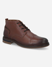 Botines Hombre Cuero Segart-6-01 Café