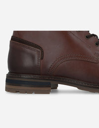Botines Hombre Cuero Segart-6-01 Café