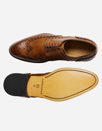 Zapatos Hombre Formales Suela Cuero Magno Senato-0-03 Brandy