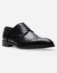 Zapatos Hombre Formales Suela Cuero Magno Senato-0-03 Negro