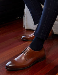 Zapatos Hombre Suela Cuero Sheffield-0-01 Brandy