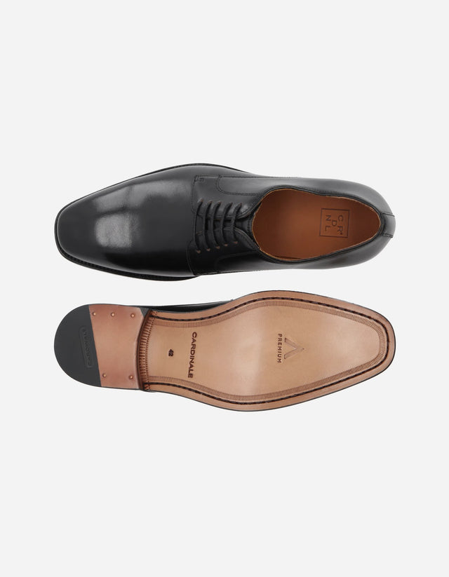 Zapatos Formal Hombre Suela Cuero Sheffield-0-01 Negro