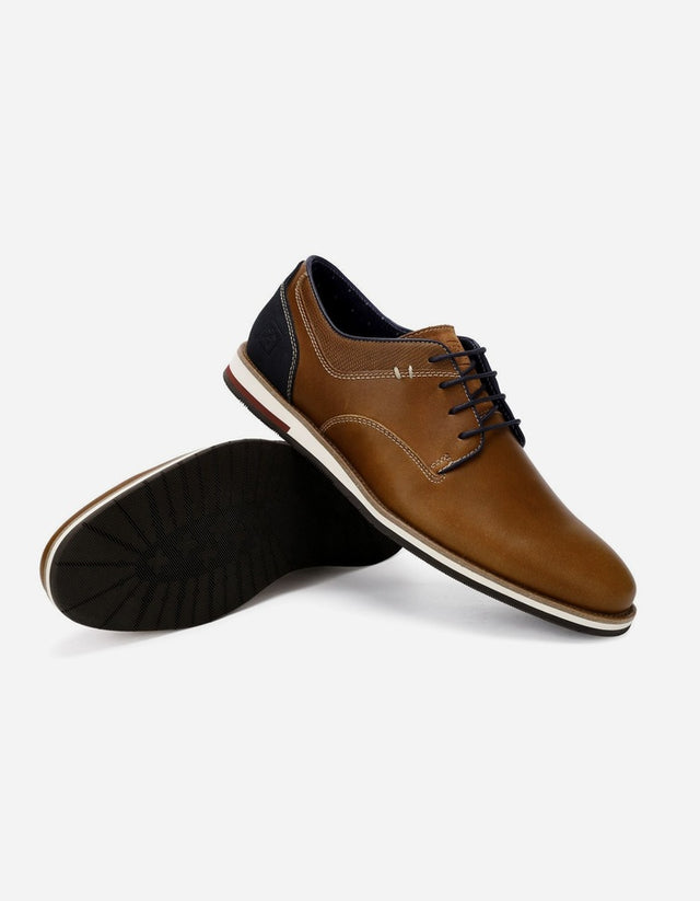 Zapatos Hombre Cuero Shelford-0-04 Brandy
